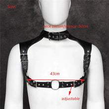 Load image into Gallery viewer, Male Bd/sm Pu Leather Bondage Men's Leather Clothes