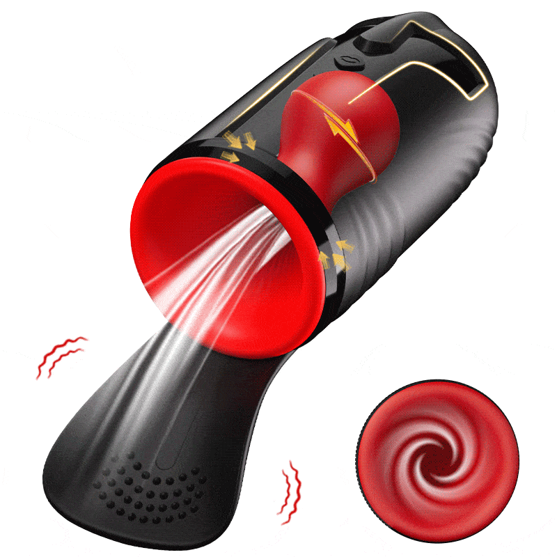 10×Vibe 5×Suck 3×Spin Glans Focused Masturbator