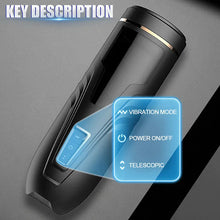 Load image into Gallery viewer, Aircraft Cup Automatic Men's Inside Telescopic Vacuum Oral Masturbation Cup Adult Sex Products Automatic Trainer Wholesale